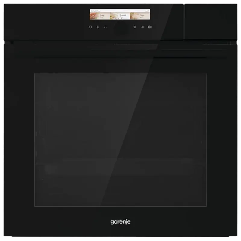 Cuptor incorporabil Gorenje BCS798S24 cu convecție, grill și butoane retractabile negru