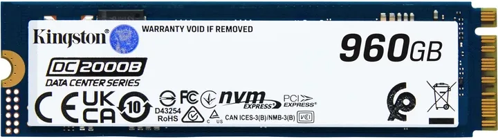 Kingston DC2000B 960GB M.2 2280 NVMe PCIe 4.0 x4 3D TLC