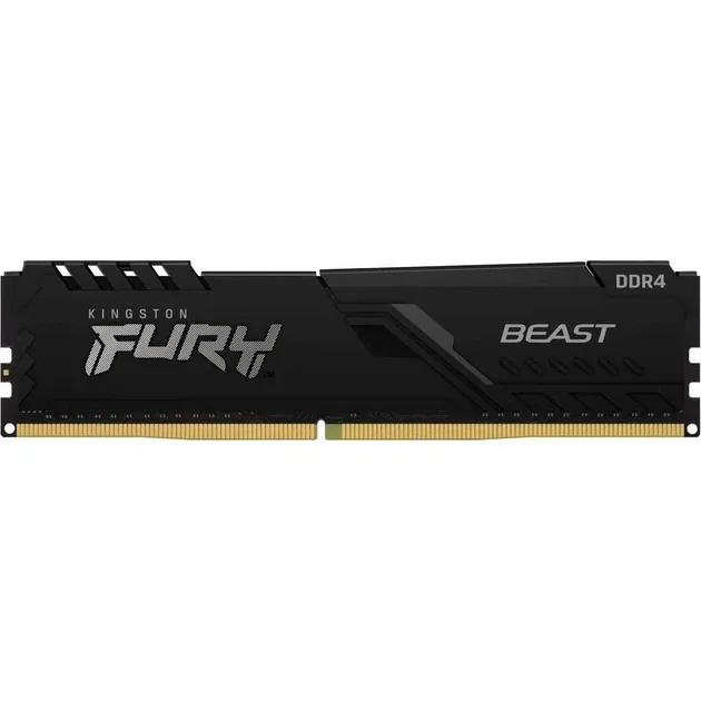 Kingston Fury 64GB (4x16GB) 3200MHz Beast Black, vedere alternativă