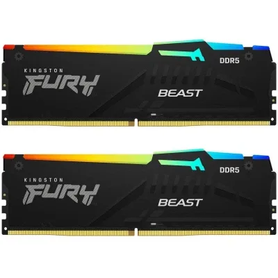Kingston DDR5 2x16GB/6000 Fury Beast RGB Black