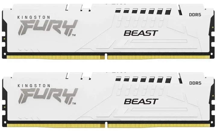 Kingston Fury DDR5 32GB (2x16) 6000MHz Beast White EXPO/XMP 3.0