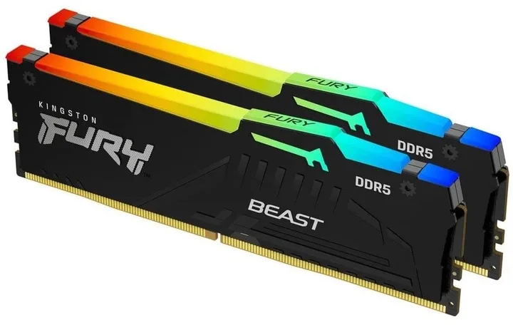 Kingston Fury DDR5 32GB (2x16) 6400MHz Beast RGB EXPO, vedere alternativă