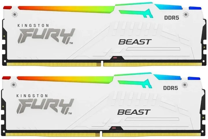 Kingston Fury DDR5 32GB (2x16) 6400MHz Beast White RGB EXPO