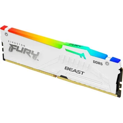 Kingston DDR5 32GB 5200 FURY Beast White RGB Fury (ex.HyperX), vedere alternativă
