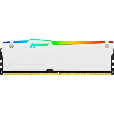 Kingston DDR5 32GB 5200 FURY Beast White RGB Fury (ex.HyperX), vedere laterală