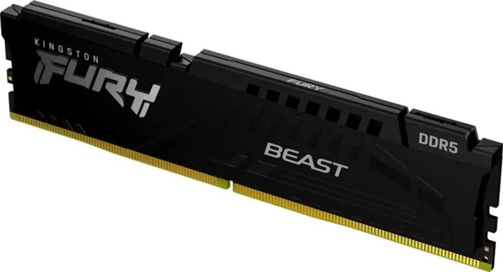 Kingston DDR5 32GB/5600 Fury Beast Black (KF556C36BBE2-32), vedere laterală