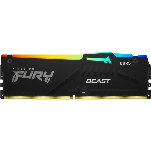 Kingston DDR5 32GB/5600 Fury Beast RGB Black (KF556C36BBE2A-32)