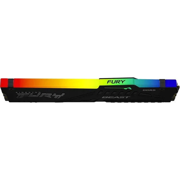 Kingston DDR5 32GB/5600 Fury Beast RGB Black (KF556C36BBE2A-32), vedere alternativă