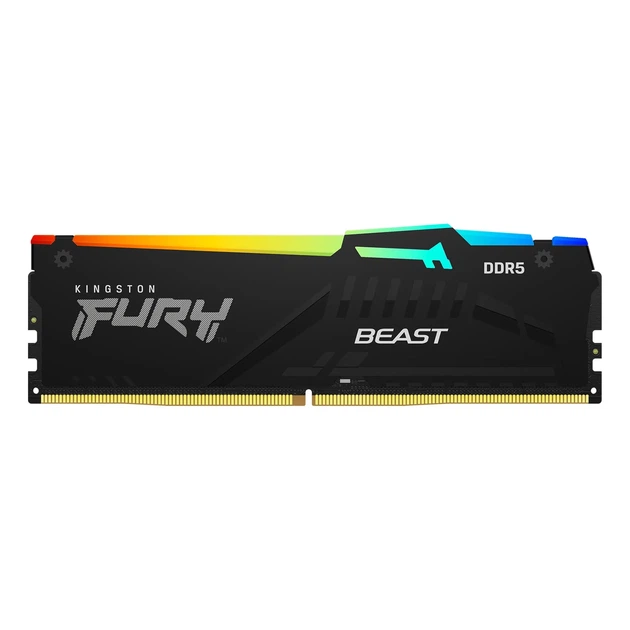 Kingston DDR5 32GB 6000 Beast RGB EXPO Fury (ex.HyperX), vedere laterală