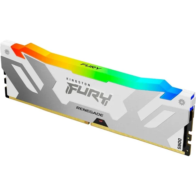 Kingston Fury DDR5 32GB 6400MHz Renegade RGB White XMP, vedere alternativă