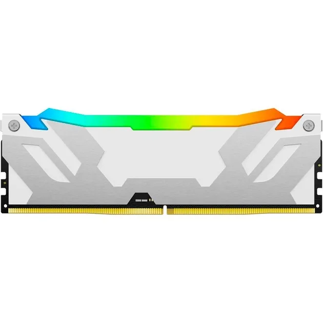 Kingston Fury DDR5 32GB 6400MHz Renegade RGB White XMP, vedere laterală