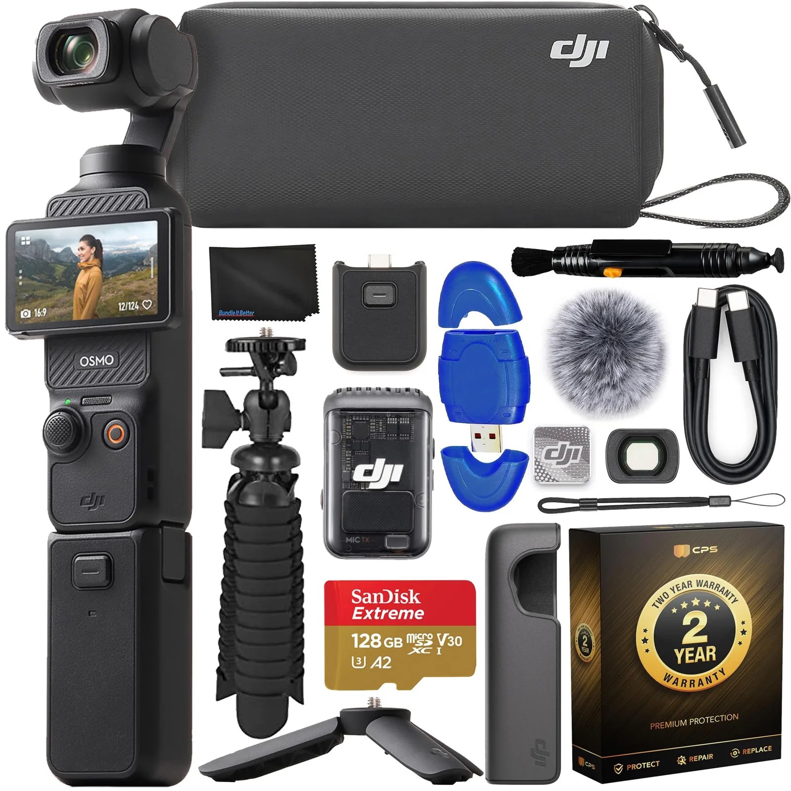 DJI Osmo Pocket 4 (2026), gimbal 3-axe, senzor 1 inch, 4K la 240 fps