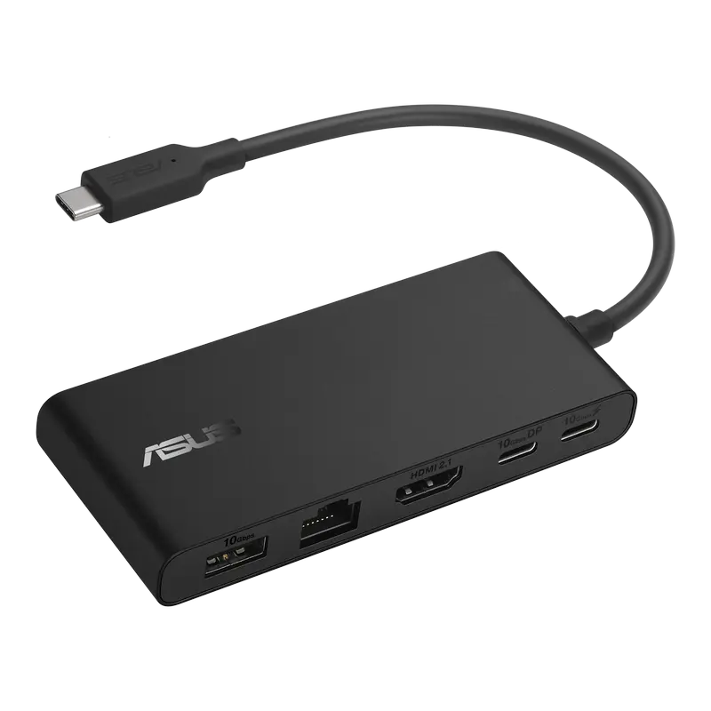 Docking Station ASUS DC201: 2*Type-C, USB3.2, HDMI2.1, PD 100W, RJ-45