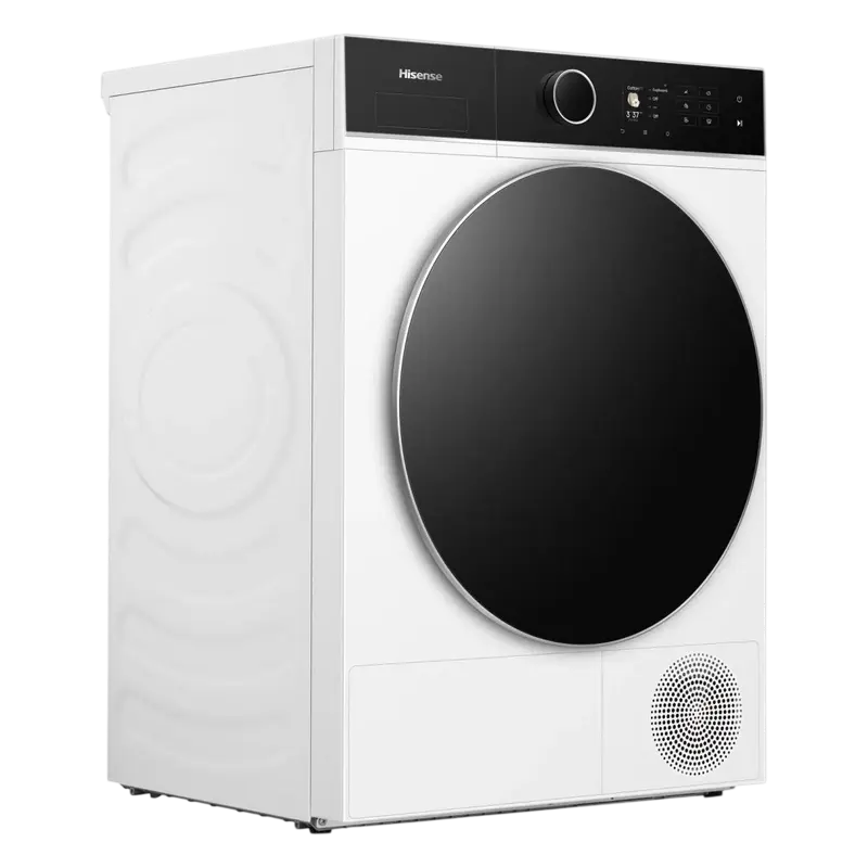 Uscător de rufe Hisense DH5I804BWCD 8 kg cu pompă de căldură, detaliu interfață