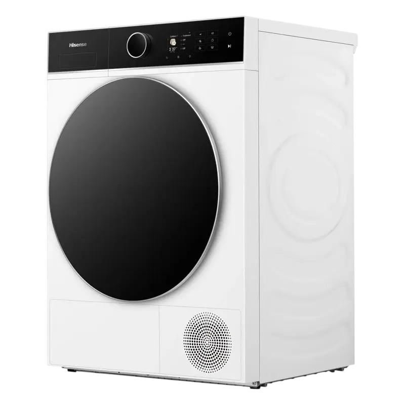 Uscător de rufe Hisense DH5I804BWCD 8 kg cu pompă de căldură, ambalaj