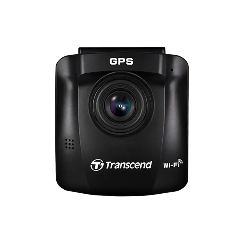 DVR Transcend "DrivePro 250" [64GB microSD, 2K QHD 1440P/60 fps, 140°, F2.0, 2.4" LCD, Wi-Fi, Suctio
