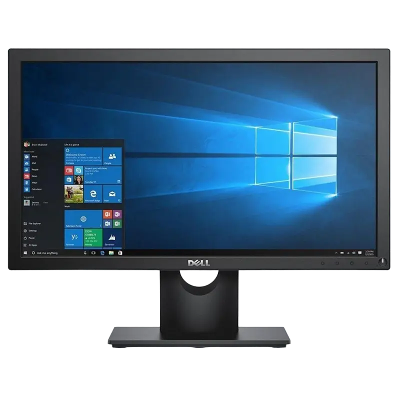 19.5" DELL "E2016HV", Black (TN 1600x900, 6ms, 250cd, CR 1000:1, D-Sub)