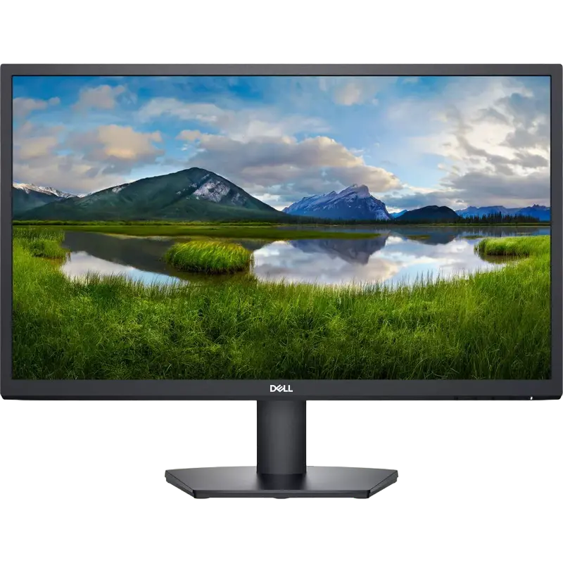 23.8" DELL E2422H, Black, IPS, 1920x1080, 75Hz, 5ms, 250cd, CR1000:1, D-Sub+DP