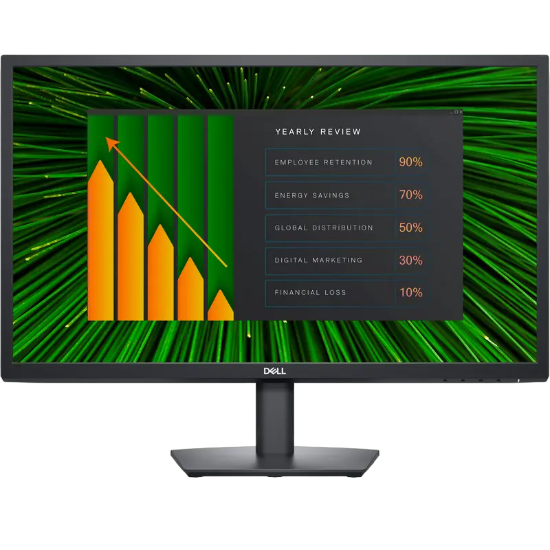 23.8" DELL E2423HN, Black, VA, 1920x1080, 60Hz, 5msGTG, 250cd, CR3000:1, D-Sub+HDMI
