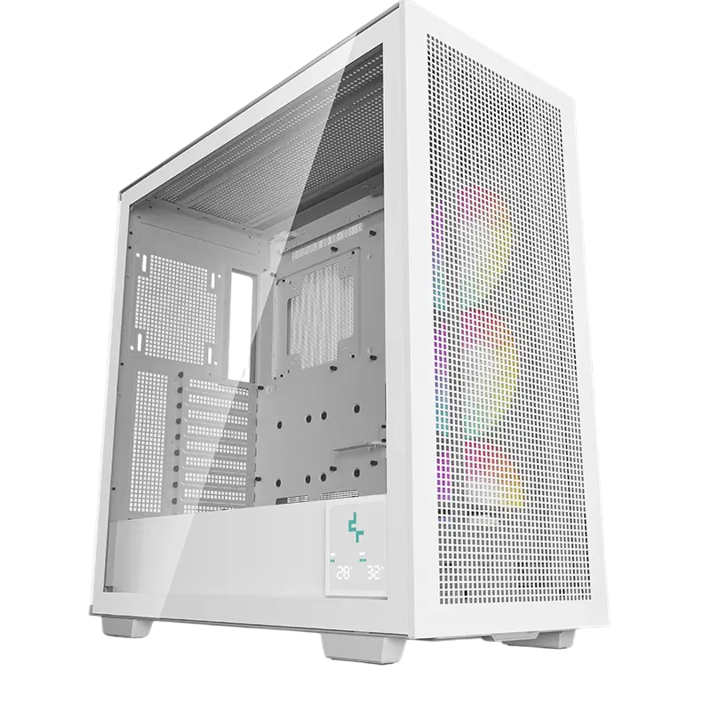 Case EATX Deepcool MORPHEUS, w/o PSU, 1x420mm ARGB fan, 4xUSB3.0, 1xUSB-C, Vertical GPU mount, Dual