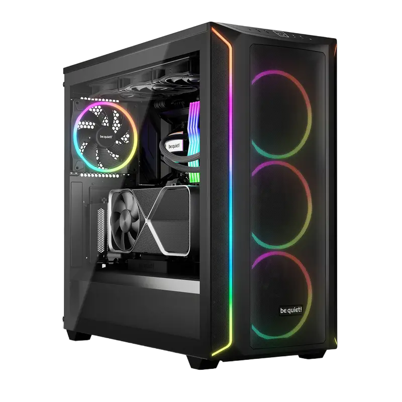 Case EATX be quiet! Shadow Base 800 FX, w/o PSU, 4x140mm ARGB, 2xARGB Strips, ARGB Hub, Front Mesh