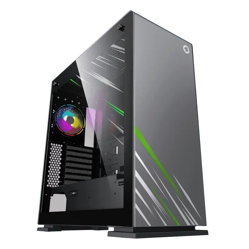 Case EATX GAMEMAX VEGA Pro, w/o PSU, 0.8/1.2mm, 1x120mm ARGB, ARGB Hub, Dual Side Tempered Glass, Du