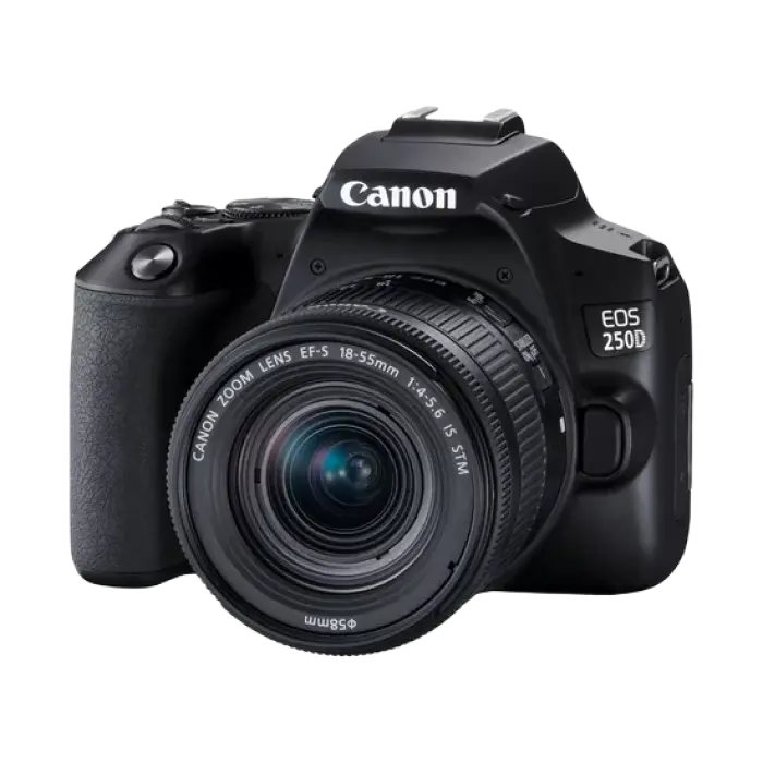 Canon EOS 250D & EF-S 18-55mm f/3.5-5.6 IS STM Kit - Black