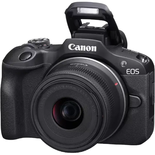 Canon EOS R100 Black & RF-S 18-45mm f/4.5-6.3 IS STM Kit