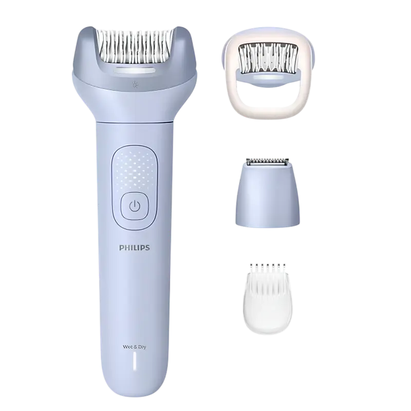 Epilator Philips BRE711/00 wet and dry cu 32 pensete