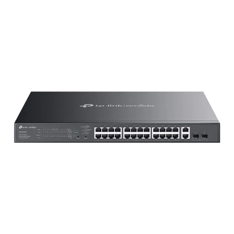 TP-Link ES228GMP Switch PoE 24 porturi 1Gbit 384W
