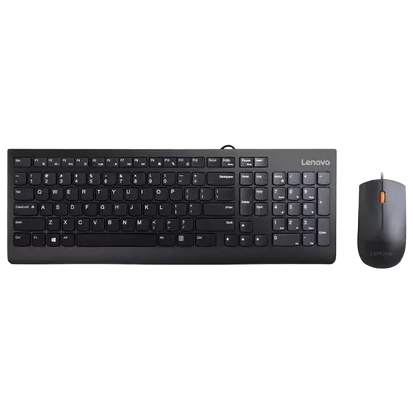 Lenovo Essential Wired Keyboard and Mouse Combo, EN/RU