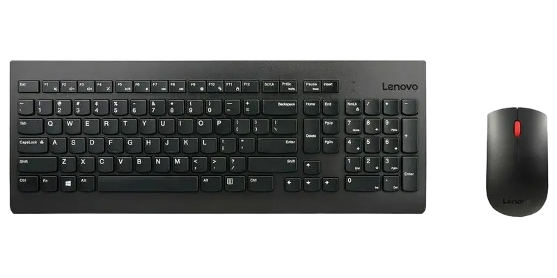 Lenovo Essential Wireless Combo Keyboard & Mouse, Wireless 2.4G, Russian/Cyrillic