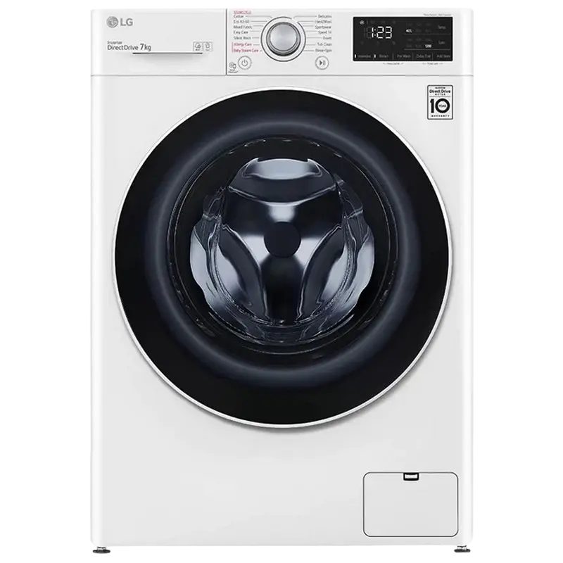 Mașină de spălat LG F2WV3S7S0E cu motor AI Direct Drive, abur și autocurățare