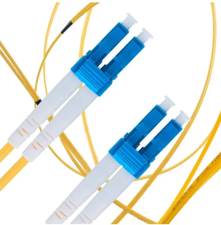 APC Fiber optic patch cords, singlemode Duplex LC-LC, 1m
