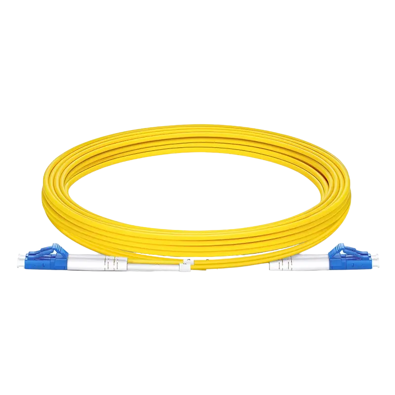 APC Fiber optic patch cords, singlemode Duplex LC-LC 3M