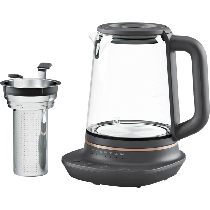 Fierbător electric Electrolux E7GK1-8BP Smart, sticlă neagră