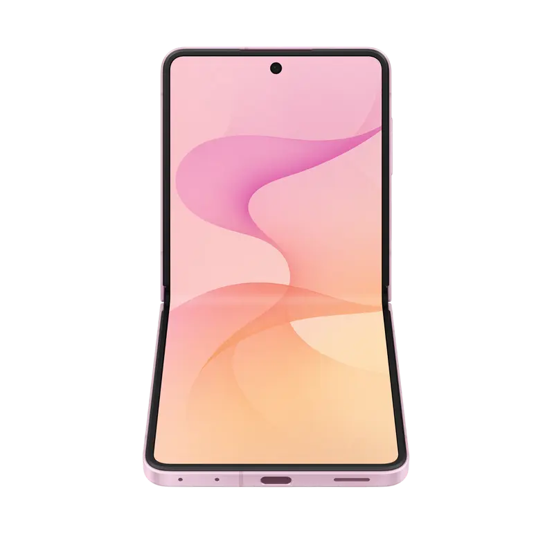 Telefon pliabil Samsung Galaxy Z Flip8 12/512 GB Roz, vedere posterioară