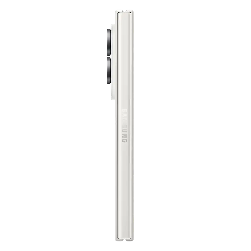 Telefon pliabil Samsung Fold8 12/512 GB Crem, vedere laterală