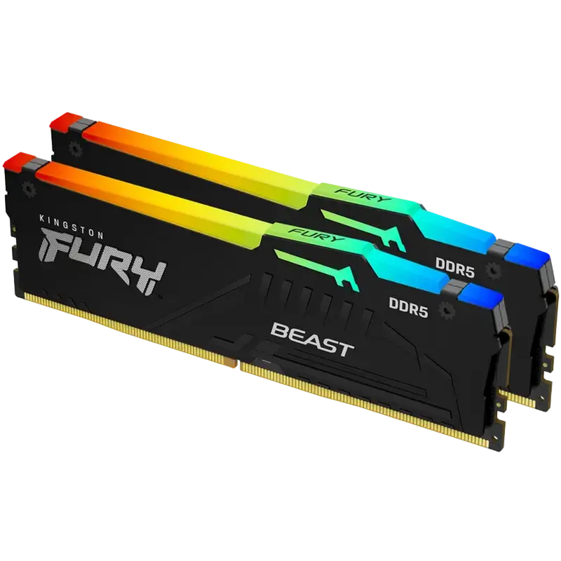 Kingston FURY Beast RGB 16GB DDR5 5200MHz Kit 2x8GB CL36-40-40