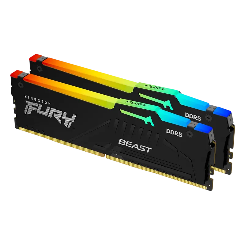 Kingston FURY Beast RGB 16GB DDR5 6000MHz Kit 2x8GB CL36-38-38