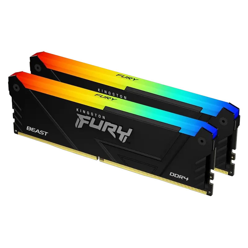 Kingston FURY Beast RGB 32GB DDR4 3200MHz Kit 2x16GB CL16-18-18