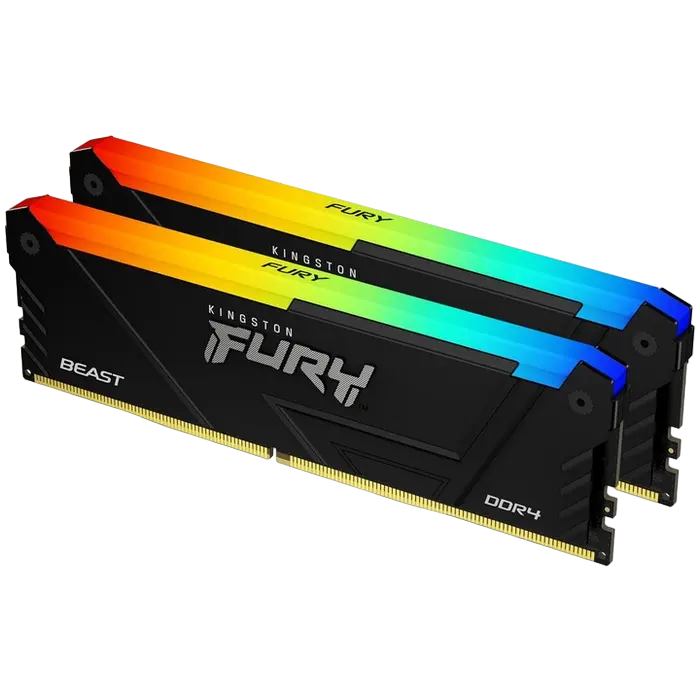 Kingston FURY Beast RGB 32GB DDR4 3733MHz Kit 2x16GB CL19-23-23
