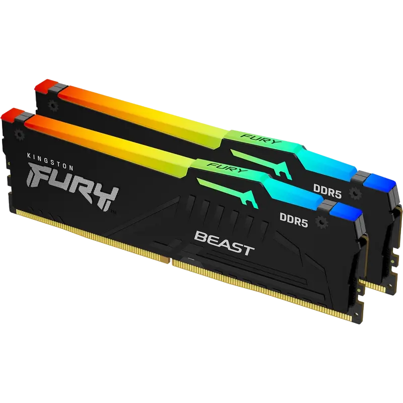 Kingston FURY Beast RGB 32GB DDR5 5200MHz Kit 2x16GB CL36-40-40