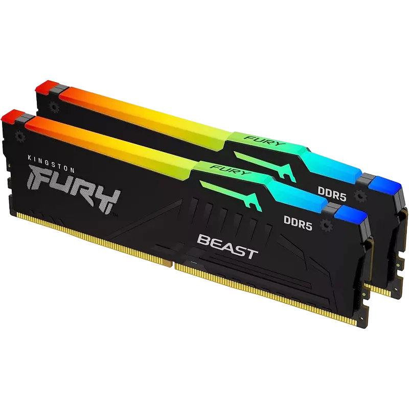 Kingston FURY Beast RGB 32GB DDR5 6000MHz Kit 2x16GB CL30-36-36