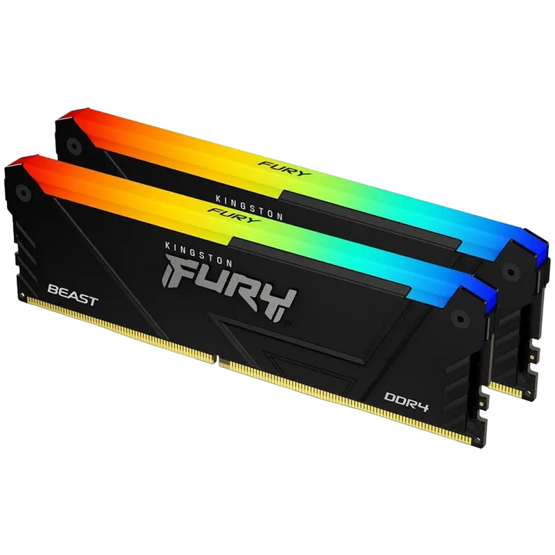 Kingston FURY Beast RGB 64GB DDR4 3200MHz Kit 2x32GB CL16 Black