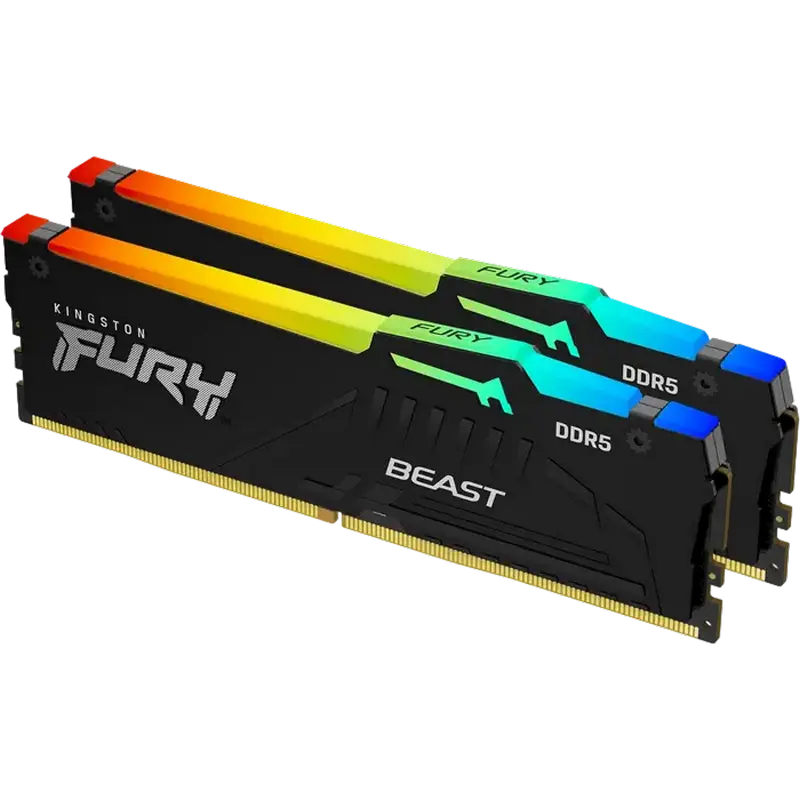 Kingston FURY Beast RGB 64GB DDR5 6000MHz Kit 2x32GB CL30-36-36