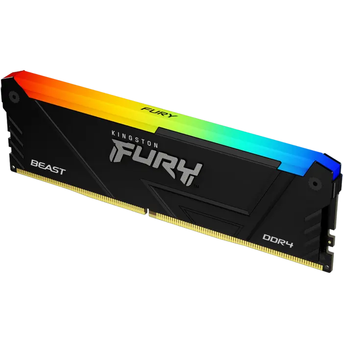 Kingston FURY Beast RGB 8GB DDR4 3200MHz CL16-18-18 Black