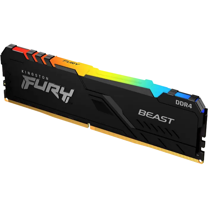 Kingston FURY Beast RGB 8GB DDR4 3600MHz CL17-21-21 Black