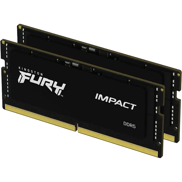Kingston FURY Impact 16GB DDR5 4800MHz Kit 2x8GB CL38 Black