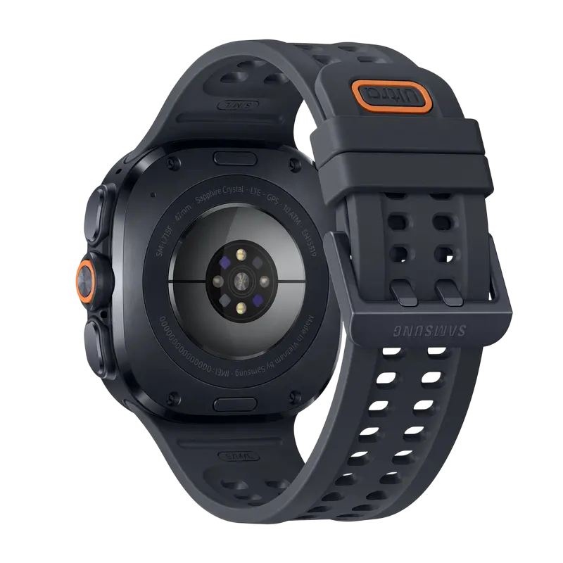 Ceas inteligent Samsung Galaxy Watch Ultra 2 47 mm Negru, vedere laterală